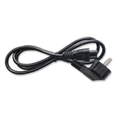 Kabel zasilający Qoltec kątowy SCHUKO | IEC C5 | Koniczynka | 3x1.0mm2 | 1.5m