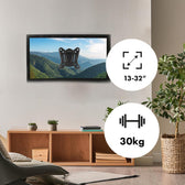 Uchwyt do telewizora lub monitora Maclean MC-416, max. VESA 100x100, 13-32", 30kg, czarny