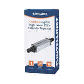 Regenerator Extender Sygnału PoE+ Intellinet Gigabit 1xRJ45 (in) / 1xRJ45 (out), zewnętrzny, IP65
