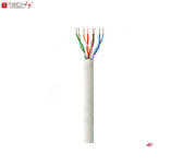 Kabel instalacyjny TechlyPro skrętka Cat6 UTP 4x2 drut CCA 305m, szary