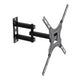 Uchwyt do TV Maclean MC-190 max VESA 400x400, 32-55", do 25kg, czarny, reg. pochyłu +0°~-15° i obrotu +90°~-90°