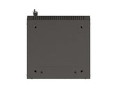 Szafa instalacyjna Rack Lanberg Wisząca 10" 9U 300x300 Drzwi Przeszklone (flat pack) Czarna