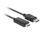 Kabel adapter Lanberg DisplayPort (M) V1.1 - HDMI (M) 1,8m czarny