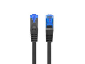 Patchcord Lanberg S/FTP kat.6A 0,25m LSZH CCA fluke passed czarny