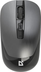 Mysz bezprzewodowa Defender WAVE MM-995 optyczna bezklikowa silent 1600dpi srebrna