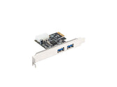 Karta Lanberg PCI Express -> USB 3.1 Gen1 2-port + śledź low profile