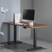 Biurko elektryczne bez blatu Ergo Office, do pracy stojąco-siedzącej, max. 125kg, max. wys. 1280mm, dotykowy panel, ER-422