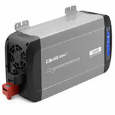 Przetwornica napięcia Qoltec Pure Sine Wave | 12V na 230V | 1000/2000W | UPS BYPASS