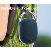 Głośnik Techly Bluetooth 5.3 5W TWS LED/MP3/USB/TF niebieski