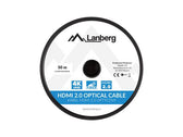 Kabel HDMI Lanberg M/M v2.0 50m czarny optyczny AOC