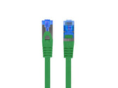 Patchcord Lanberg S/FTP kat.6A 0,25m LSZH CCA fluke passed zielony