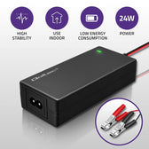 Ładowarka Qoltec do AGM GEL STD | Prostownik 12V 2A 24W