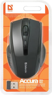 Mysz bezprzewodowa Defender ACCURA MM-665 optyczna 1600dpi 6P czarna
