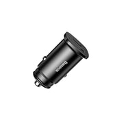 Ładowarka samochodowa Baseus PPS BS-C15C CCALL-AS01 30W z gniazdem USB QC4.0+ oraz USB-C PD 3.0