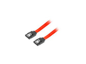 Kabel SATA Lanberg DATA II (3Gb/s) F/F 0,5m metalowe zatrzaski czerwony