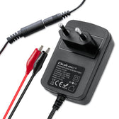 Ładowarka do akumulatora Qoltec AGM GEL STD 12V | 1A | Prostownik z sygnalizatorem LED