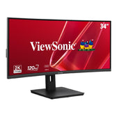 Monitor ViewSonic 34” VA3420C-2 Curved Monitor VA UWQHD 120Hz HDMI DP HUB głośniki