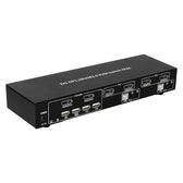 Przełącznik KVM Techly 2-portowy DisplayPort/USB 2x1 Dual Head Video 4K*30Hz