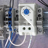 Termostat zamykający Qoltec 10A | DIN 35