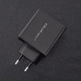 Ładowarka sieciowa Qoltec 45W | 5-20V | 2.25-3A | USB typ C PD | USB | Czarna
