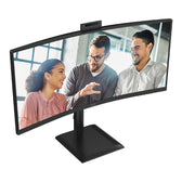 Monitor AOC 34" CU34E4CW VA WQHD 120Hz 2xHDMI DP HUB RJ45 głośniki kamera