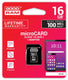 Karta pamięci microSDHC GOODRAM 16GB M1AA-0160R12 cl 10 UHS-I + adapter