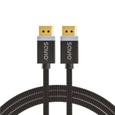 Kabel DisplayPort v1.4 Savio CL-165 (M/M) 1m czarny