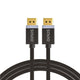 Kabel DisplayPort v1.4 Savio CL-165 (M/M) 1m czarny