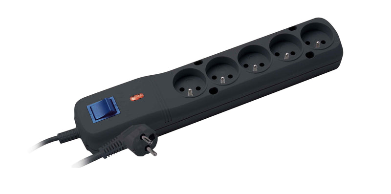 Listwa zasilająca Lestar LF-530WA 5+ 1,5m czarna