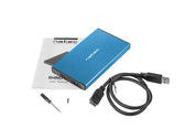 Obudowa na dysk HDD/SSD Natec RHINO Go USB 3.0 2,5" SATA niebieska