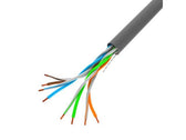 Kabel LAN Lanberg UTP Kat.5e 100m drut CU szary CPR + Fluke passed