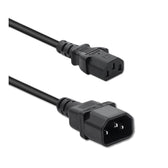 Kabel zasilający Qoltec do UPS | IEC C13/C14 | 3x0.75mm2 | 1m