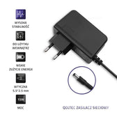 Zasilacz sieciowy Qoltec wtyczkowy 15W | 5V | 3A | 5.5*2.5