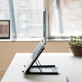 Stojak przenośny DIGITUS na laptop 11" i 15" 5 kątów regulacji czarny