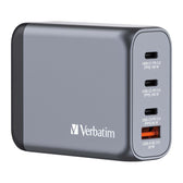 Ładowarka sieciowa Verbatim GaN GNC-100 3xUSB-C PD (2x100W+65W) 1xUSB-A QC 3.0