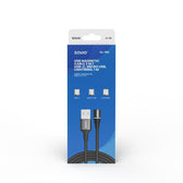 Kabel USB 2.0 SAVIO CL-152 USB – USB Typ C, Micro i Lightning, QC i PD 3.0, magnetyczny, 1m, czarny