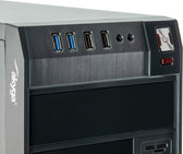 Obudowa Micro ATX Akyga AK729BK 2xUSB3.0 2xUSB2.0 bez zasilacza