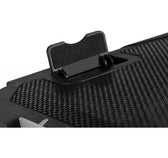 Podstawka chłodząca Defender NS-502 laptop notebook 15.6-17.3" 2xUSB 2 fans podświetlenie RGB + uchwyt smartfon