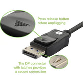 Kabel DisplayPort Techly 2.1 4K*120Hz 2m 54G czarny