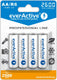 Akumulatorki AA/R6 everActive Professional Line 2600 mAh 4 sztuki