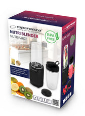 Blender kielichowy Esperanza EKM029 Nutri Shot 6 w 1 700W czarny