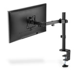 Uchwyt biurkowy pojedyncz (zacisk) DIGITUS 1xLCD max. 32"max. 8kg uchylno-obrotowy 270°