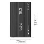 Obudowa Qoltec na dysk HDD/SSD 2.5" SATA3 | USB 3.0 | Czarna