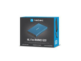 Obudowa na dysk HDD/SSD Natec RHINO Go USB 3.0 2,5" SATA niebieska
