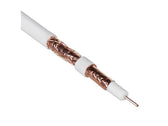 Kabel koncentryczny Maclean MCTV-471 satelitarny, antenowy RG6 50M 1.02CU+4.8FPE+CU/P+32*0.12CU+6.8PVC