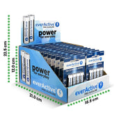 Baterie alkaliczne AA/LR6 everActive Pro Alkaline display handlowy 96 szt.