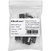 Wtyk QOLTEC złącze modularne RJ45 | CAT5e | FTP | Pozłacane styki | 10 sztuk