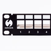 Patch panel keystone 10" 12-porty, FTP Netrack