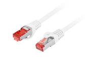 Patchcord Lanberg S/FTP kat.6 20m LSZH CU fluke passed biały