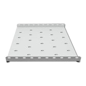 Półka do szafy RACK Qoltec stała | 490*250 | Szara